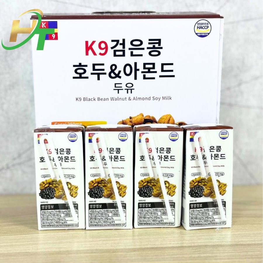 SỮA HẠT NGŨ CỐC K9 HÀN QUỐC - ÓC CHÓ, HẠNH NHÂN, ĐẬU ĐEN